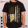 In September We Wear Gold Us Flag Childhood Cancer Awareness T Shirt (3)