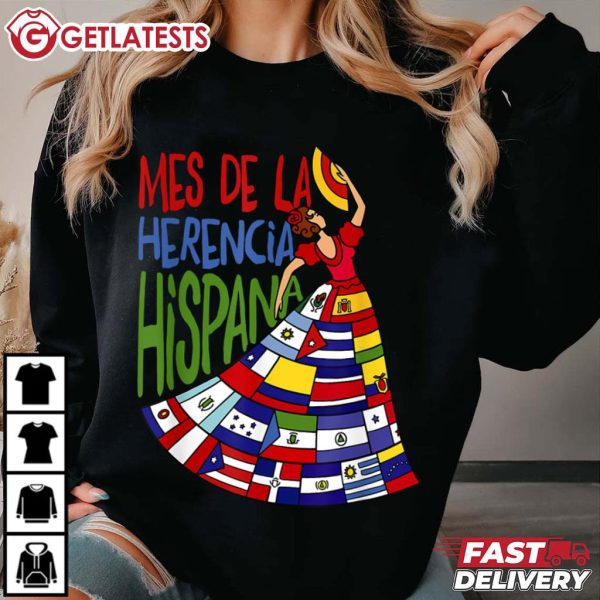 Mes De La Herencia Hispana Hispanic Heritage Month T Shirt (1)