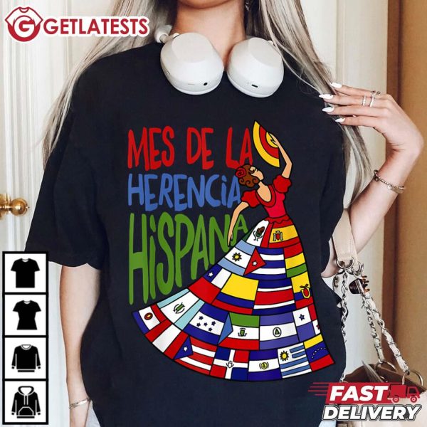 Mes De La Herencia Hispana Hispanic Heritage Month T Shirt (2)