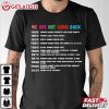 We Are Not Going Back Women's Rights Feminist T Shirt (3)