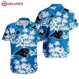 Carolina Panthers NFL Floral Tropical Summer Hawaiian Shirt