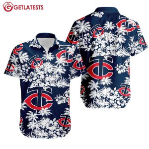 Minnesota Twins MLB Floral Tropical Summer Hawaiian Shirt