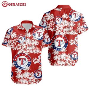 Texas Rangers MLB Floral Tropical Summer Hawaiian Shirt