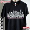 Chicago Baseball Team All Time Legends Chicago City Skyline T Shirt (2)