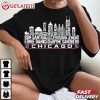 Chicago Baseball Team All Time Legends Chicago City Skyline T Shirt (4)