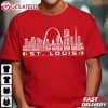 St Louis Baseball Team All Time Legends St Louis City Skyline T Shirt (3)