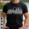 St Louis Baseball Team All Time Legends St Louis City Skyline T Shirt (1)