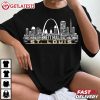 St Louis Hockey Team All Time Legends St Louis City Skyline T Shirt (1)