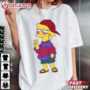 Cool Lisa Simpson The Simpsons Cartoon T Shirt (4)