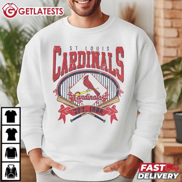 St Louis Cardinals MLB Graphic Vintage T shirt (2)