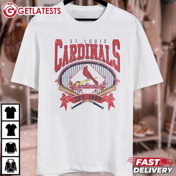 St Louis Cardinals MLB Graphic Vintage T shirt (3)