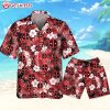 Deadpool Floral Tropical Summer Hawaiian Shirt And Shorts 1