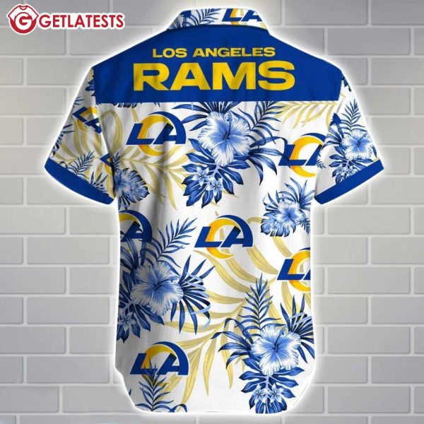 Los Angeles Rams NFL Floral Summer Hawaiian Shirt (2)