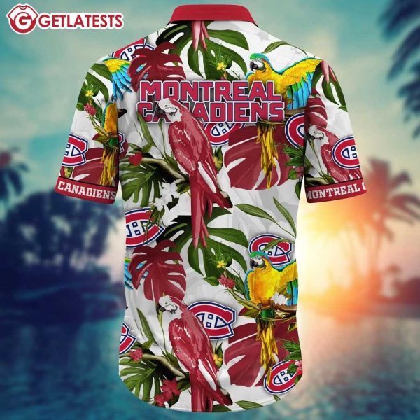 Montreal Canadiens NHL Tropical Parrot Summer Hawaiian Shirt (1)