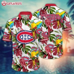 Montreal Canadiens NHL Tropical Parrot Summer Hawaiian Shirt (2)