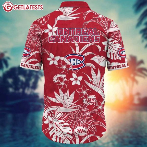 Montreal Canadiens NHL Floral Tropical Hawaiian Shirt (2)