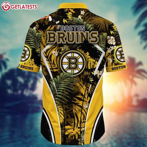 Boston Bruins NHL Floral Tropical Summer Hawaiian Shirt (2)