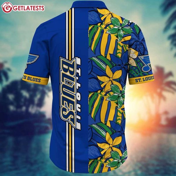 St Louis Blues NHL Floral Pattern Summer Hawaiian Shirt (2)