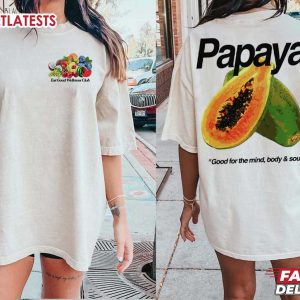 Eat Good Wellness Club Papaya Good For The Mind Body And Soul T Shirt (2)