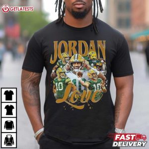 Jordan Love NFL Green Bay Packers Graphic Vintage T Shirt (2)