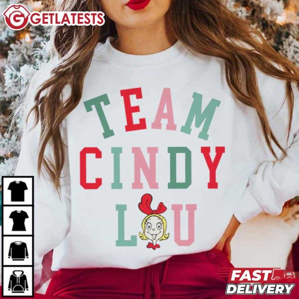 Team Cindy Lou Cindy Lou Who Christmas Lover Gift T Shirt (1)