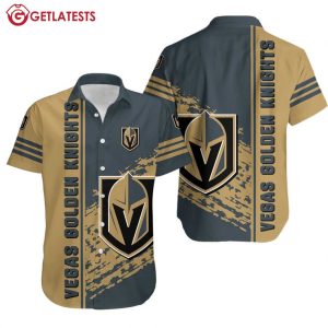 Vegas Golden Knights NHL Quarter Style Hawaiian Shirt