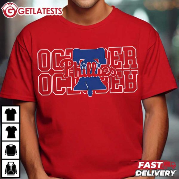 Philadelphia Phillies Red October Phillies T Shirt (1)