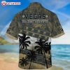 Vegas Golden Knights NHL Palm Tree Pattern Hawaiian Shirt And Shorts (4)