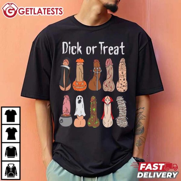 Halloween Dick Or Treat T Shirt