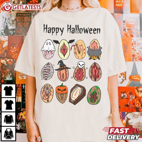 Trick Or Eat Pussy Vagina Halloween T Shirt (4)