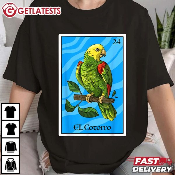 El Cotorro Card Mexican Lottery Card T Shirt (2)