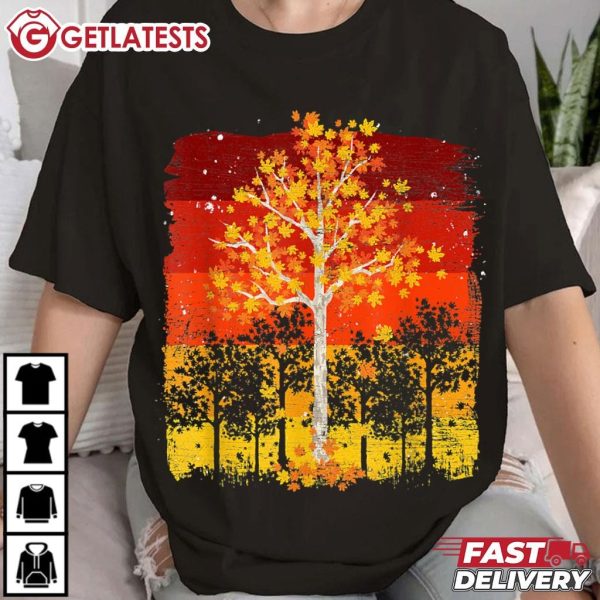 Autumn Tree Fall Landscape T Shirt