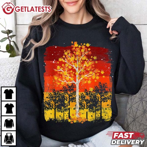 Autumn Tree Fall Landscape T Shirt