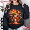 Autumn Tree It's Fall Y'all Leaf Fall Cat T Shirt (1)