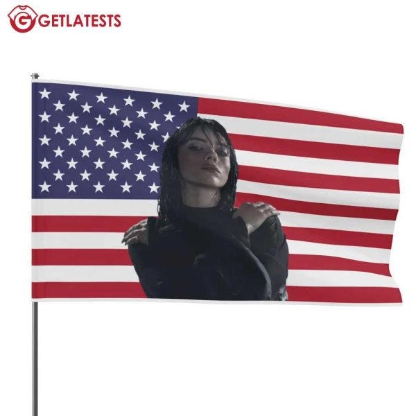 Billie Eilish Blue Music American Flag