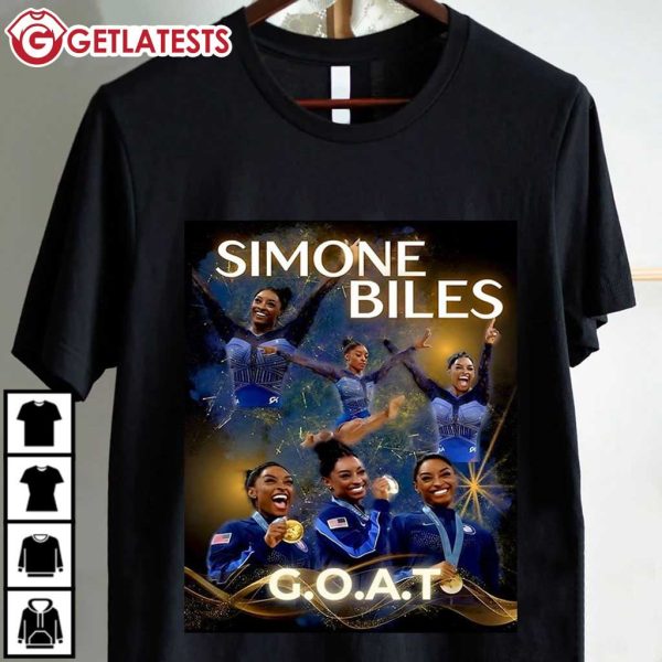 Simone Biles The Goat Of Gymnastics T Shirt (2)