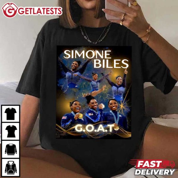 Simone Biles The Goat Of Gymnastics T Shirt (3)