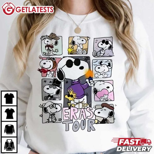 Snoopy The Eras Tour Cartoon T Shirt