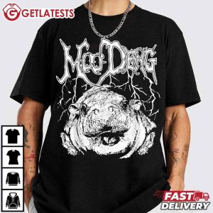 Death Metal Cute Baby Hippo Moo Deng Hippopotamus T Shirt (3)