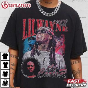 Lil Wayne 1982 The Carter Vintage 90s Rap Graphic T Shirt (3)