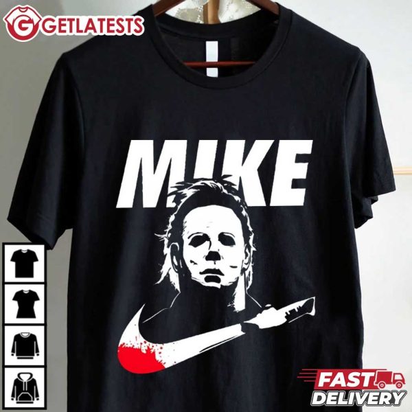 Michael Myers Mike Nike Halloween Funny T Shirt (2)