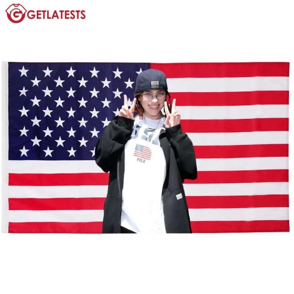 Billie Eilish US Polo American Wall Flag (2)