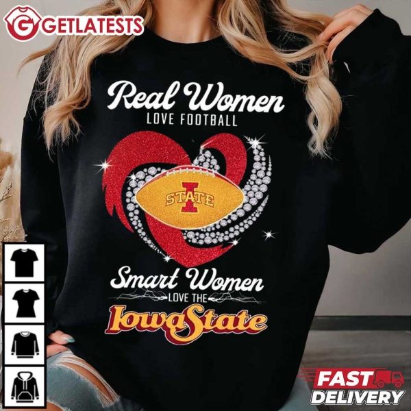 Real Women Love Football Smart Women Love The Iowa State T Shirt (3)