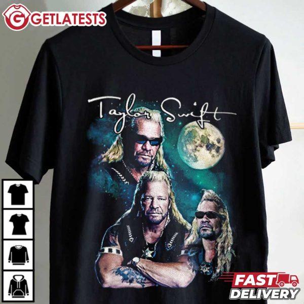 Taylor Swift Dog The Bounty Hunter Three Wolf Moon Meme T Shirt (4)