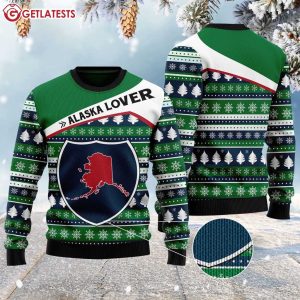 Alaska Lover Christmas Ugly Sweater