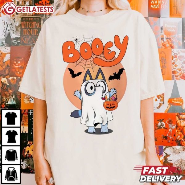 Booey Bluey Funny Halloween T Shirt (3)