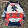 Pabst Blue Ribbon Beer Ugly Christmas Sweater (1)