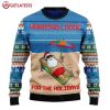 Santa Claus Hanging Loose For The Holidays Ugly Sweater