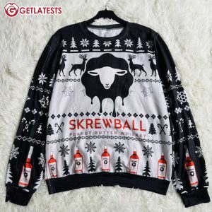 Skrewball Peanut Butter Whiskey Christmas Ugly Sweater (2)