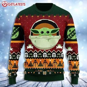 Star Wars Baby Yoda The Mandalorian Ugly Christmas Sweater